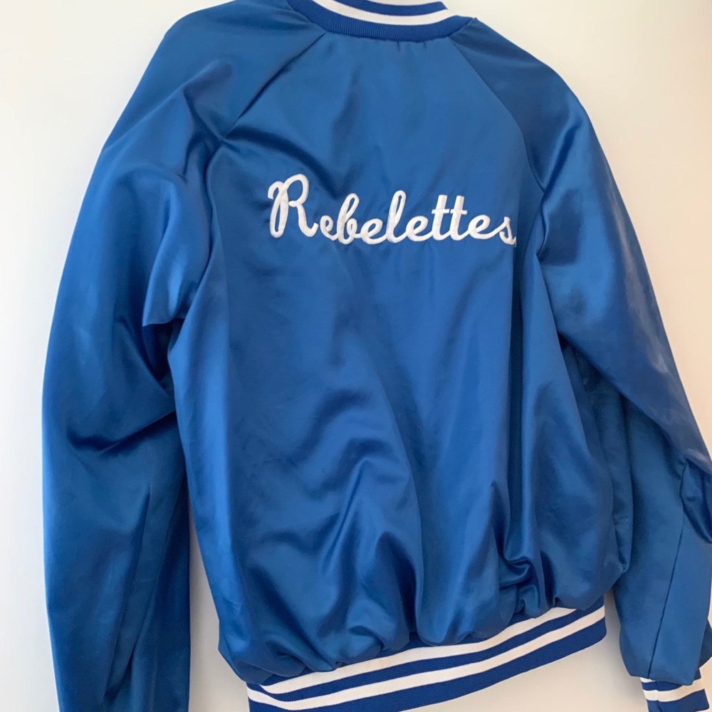 Vintage Blue “Rebelettes” Varsity Jacket - Picture 2 of 4